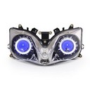 097 Headlamp Honda Cbr600 F4I 2001-2007 Hid Angel Halo Eyes Blue